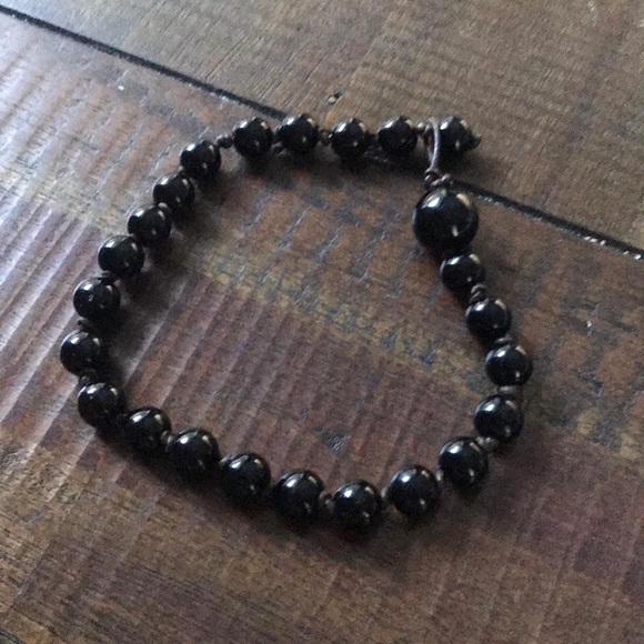 Black pearl anklet - Picture 6 of 6